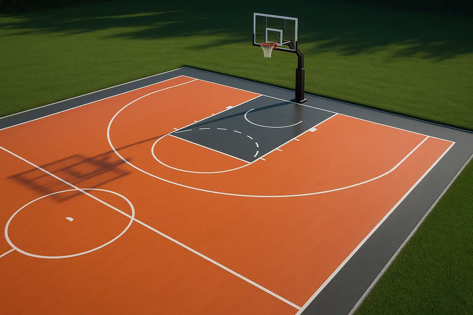 أسرار انشاء ملعب باسكت عالي الجودة