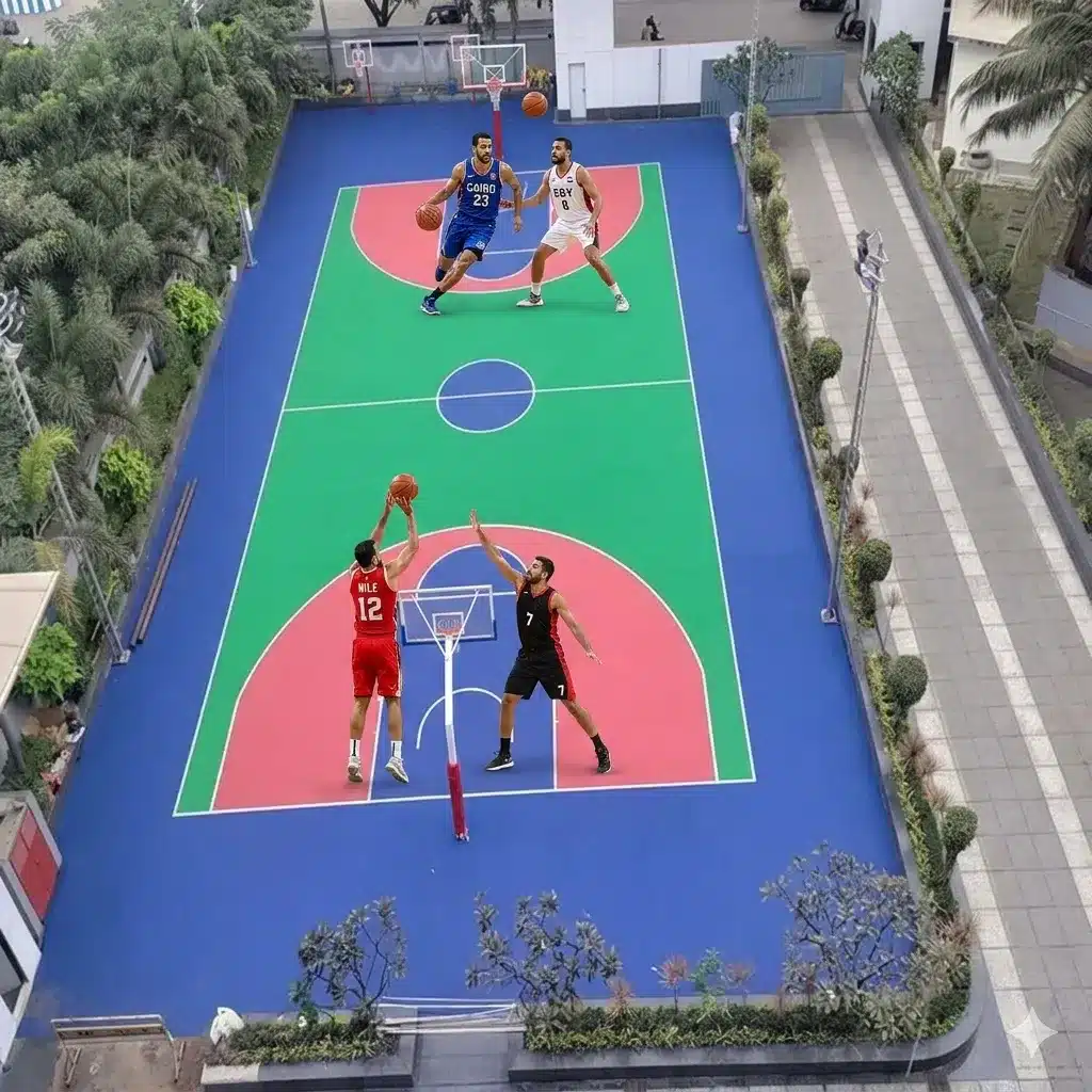 افضل شركات انشاء ملاعب اكريليك في مصر؟