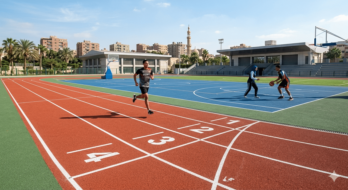 شركة انشاء ارضيات ملاعب ترتان في مصر