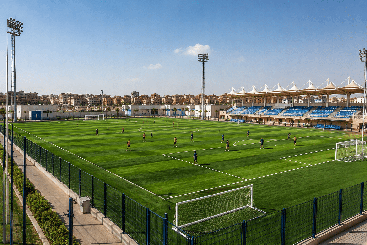 تجهيزات ملاعب كرة القدم في مصر