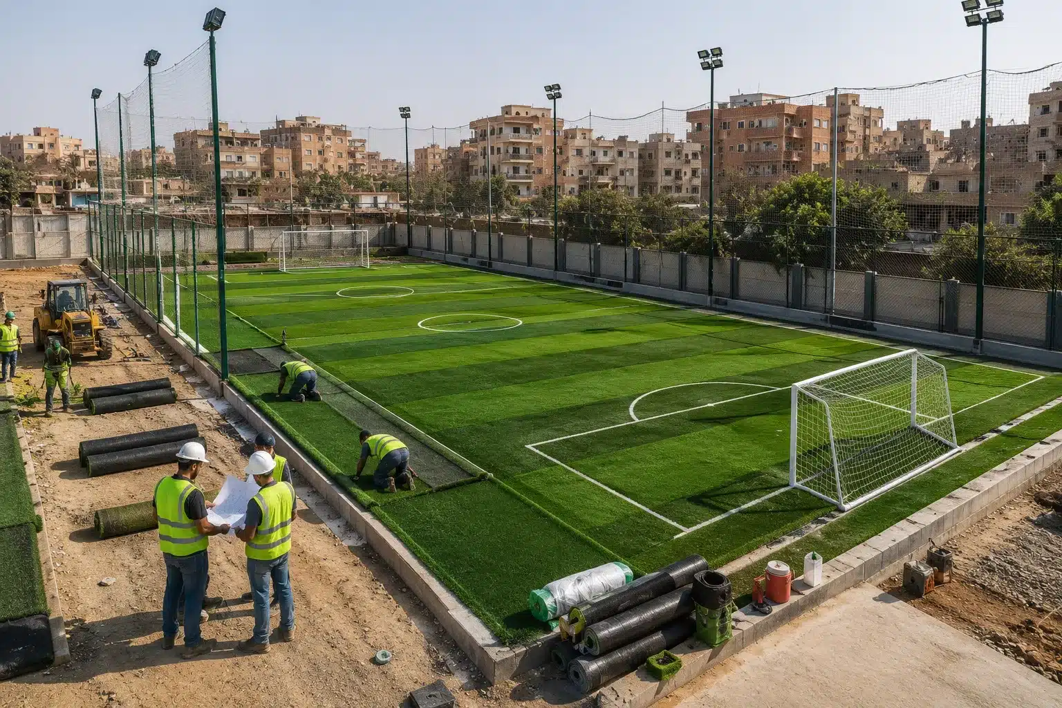 شركات تجهيز ملاعب كرة القدم الخماسية في مصر