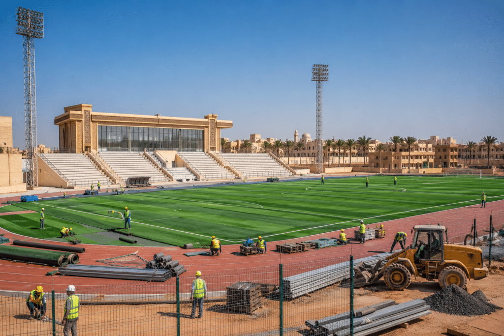 شركات تجهيز الملاعب الرياضية في مصر